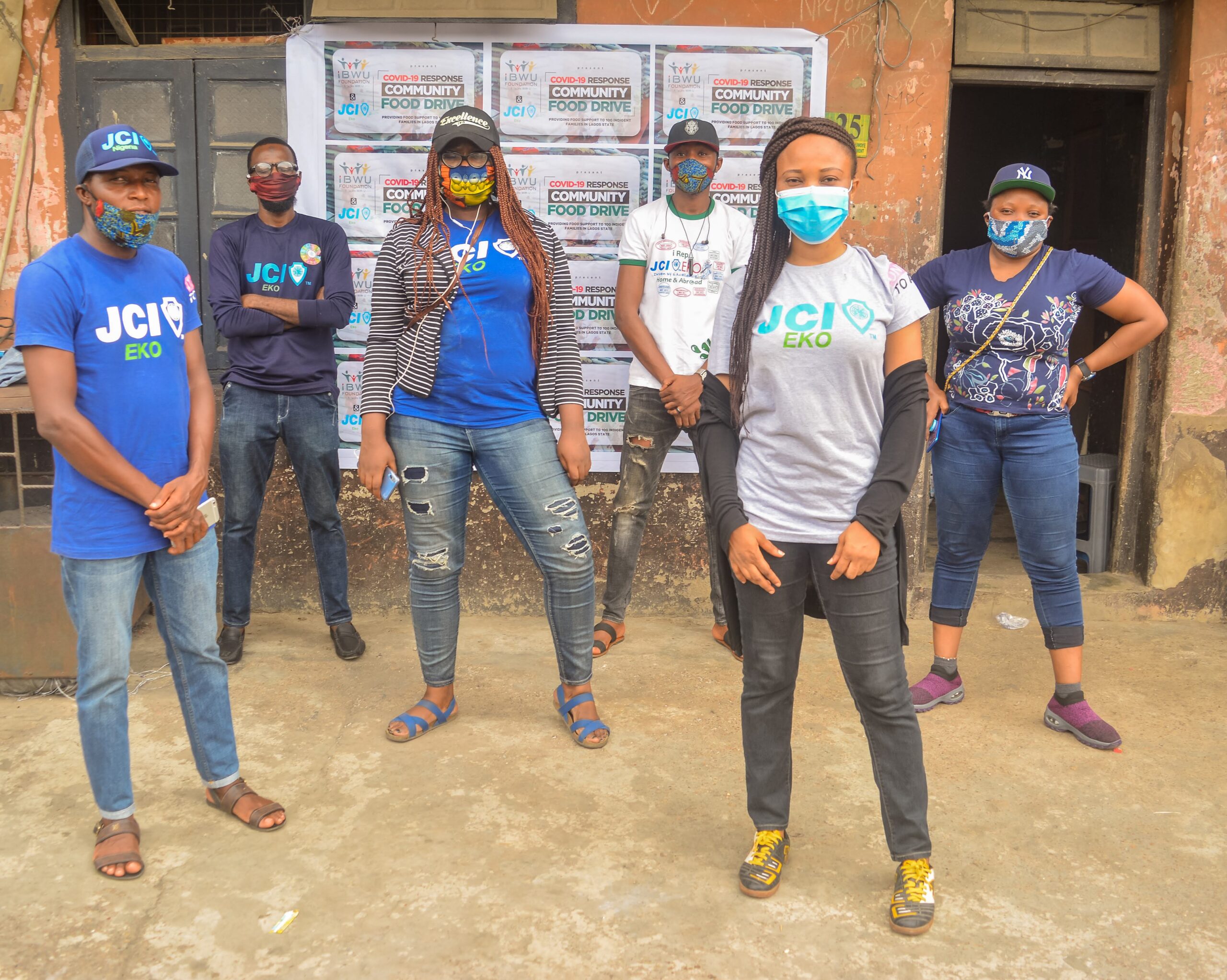 Food Drive Initiative at Mushin Lagos in partnership with JCI Eko